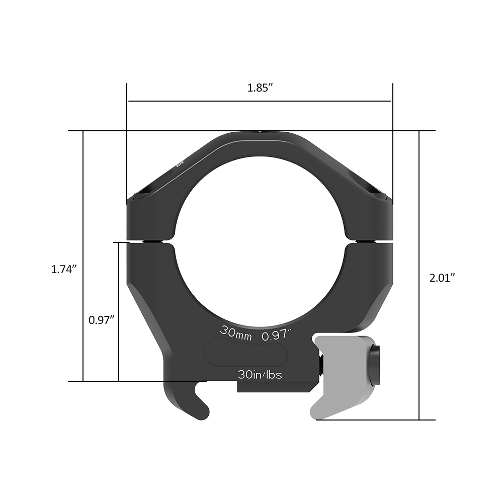 HALO Ti™ Titanium Scope Rings